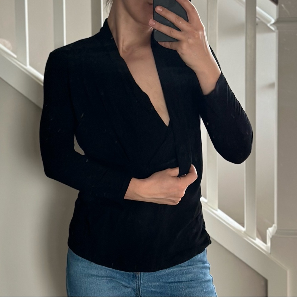 La Clef nursing maternity long sleeve top